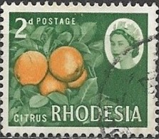 RHODESIA 1966 Citrus - 2d. Orange & Green FU - Rhodesien (1964-1980)