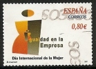 2011-ED. 4644-SERIE COMPLETA-DIA INTERNACIONAL DE LA MUJER-USADO - Gebruikt