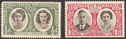 SOUTHERN RHODESIA..1947..Michel # 64-65..MLH. - Rhodésie Du Sud (...-1964)