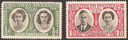 SOUTHERN RHODESIA..1947..Michel # 64-65..MLH. - Southern Rhodesia (...-1964)