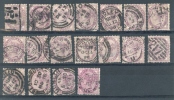 1881 LOT DE VICTORIA OBL(CANCELLED) 16 Perles (dots) - Used Stamps