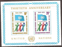 UN..1975..Michel # Block 6 (# 283-284)...MNH. - Ongebruikt