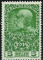 AUSTRIA..1914..Michel# 178...MLH. - Ongebruikt