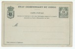 ETAT INDEP. N° 10   10 CT Palmiers Nieuw/Neuf  Parfait état - Stamped Stationery