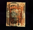 AUSTRALIA/NEW SOUTH WALES - 1851 1d. ORANGE BROWN THICK VERT LAID BLUISH PAPER F/U - Oblitérés