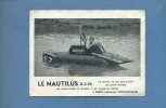 Thème - Transport : Sous-marin - Le Nautilus X-Z-55 - Sous Marin De Poche Français, Burnet, Chalons Sur Saone - Unterseeboote