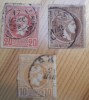 Lot De 3 Timbres Type Mercure à Identifier - Used Stamps