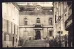 CPA  ANCIENNE- FRANCE- BÉDARIEUX (34)- HOTEL DE VILLE EN GROS PLAN  AVEC BELLE ANIMATION- GRANDE RUE- RUCHE DU MIDI- - Bedarieux