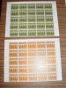 25 SERIES FEUILLES INCOMPLETES LUXEMBOURG EUROPA 1984  YT 1048 1049 COTE YT 200 EUR - 1984