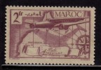 Morocco Mint No Gum, 1939 2f Purple, Airplane, Aviation, Compass, Map - Unused Stamps