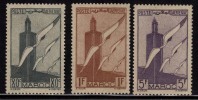 Morocco Mint No Gum, 1939 3v Air, - Unused Stamps