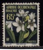A.O.F. Used 1958,  65f Flora, Flowers - Usados