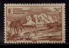 A.O.F.  Mint No Gum.,  1947, 50c  View - Unused Stamps