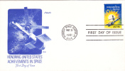 KENNEDY SPACE CENTER,HONORING UNITED STATES ACHIEVEMENTS IN SPACE 1981 Cover FDC,premier Jour. - 1981-1990