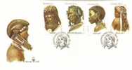 South West Africa - 1984 Traditional Headdresses (2nd Series) FDC - Namibia (1990- ...)