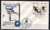 ALLEMAGNE  FDC Jo 1972  Kiel 1  Hockey Sur Glace - Eishockey