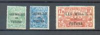 Wallis 84 - YT 40 à 42 *  Charnières Complètes - Unused Stamps