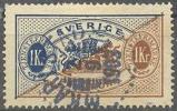 1881 Second Issue Perf 13 1 Crown Type II Mi 11Bb /Facit TJ24B / Sc O25 Used/oblitere/gestempelt [kms] - Officials