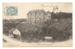 Boussac (23) : Le Château Et La Route En Contre-bas En 1903 (animée). - Boussac