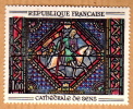 Beau Timbre Neuf  CATHEDRALE DE SENS - Vetri & Vetrate