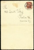 Czechoslovakia Postal Card Mich K2b. Klatovy 15.VI.35.  (A05157) - Postales