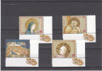 VATICANO 2000 NATALE - GIOTTO -BIMILLENARIO NASCITA GESU´ - SERIE COMPL. 4 VALORI ** CON BORDO DI FOGLIO ** - Neufs