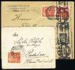 Czechoslovakia. Two Covers.   (A06029) - Lettres & Documents