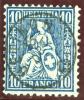 Heimat ZH UETIKON 186?-10-09 Fingerhut-Vollstemepl Auf Zu#31 Sitzende Helvetia - Used Stamps