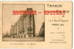 75006 - PARIS - Hotel Trianon Palace Au 1-3 Rue De Vaugirard - Belle Carte Double Avec Explications - Dos Scané - Arrondissement: 06