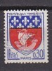 M0973 - FRANCE Yv N°1354B - 1941-66 Wappen