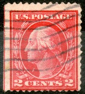 USA,1912 2c Washington,perf:12,Scott #406,Y&T#183,error Shown On Scan,used As Scan - Used Stamps