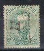 Sello 50 Cts Amadeo 1872, Edifil Num 126 º - Used Stamps