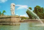 Asie-Singapour-SINGAPORE - The Merlion Guarding Singapore River* PRIX FIXE - Singapur