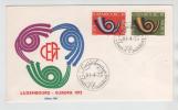 Luxembourg FDC EUROPA CEPT 30-4-1973 Complete On Cover With Cachet - 1973