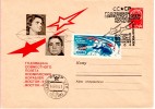 USSR Russia Moskwa "Vostok 5&6" Valentina And Bykovski  Spaceship/Vaisseau Cacheted PS Cover Lollini#?-1964 - Russie & URSS