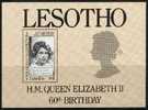 LESOTHO 1986 MNH Block Queen Birthday B33 #1733 - Lesotho (1966-...)