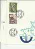 EUROPEAN COMMUNITY 1988 - LUXEMBOURG -MONNET - BANQUE EUROPEENNE W//2 STAMPS MICHEL 1207/1208 POSTM SEP 12, 1988 RE:140 - Institutions Européennes