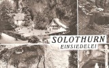 Solothurn Einsiedelei 4-Bilder-Karte Ca. 1960 - Sonstige & Ohne Zuordnung