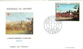 DAHOMEY ENV 1° JOUR BATAILLE DE MAGENTA PAR RIBALLIER 1968 - Impresionismo