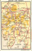 EMBOSSED MAP POSTCARD OF THE ENGLISH LAKE DISTRICT - Other & Unclassified