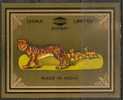 India Tiger Vintage Trade Textile Label Multi-colour - Autres & Non Classés