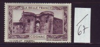 FRANCE. TIMBRE. VIGNETTE. CINDERELLA. BELLE FRANCE................... COGNAC - Tourisme (Vignettes)