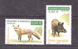 Andorre  2008 Renard + Sanglier   649 / 50    Neuf XX (sans Trace De Charn.) - Unused Stamps