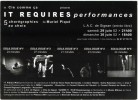 11  Sigean Spectacle  Chorégraphie 2001  "It Requires Performances " CPM Glacée R/v TBE - Danse