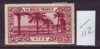 FRANCE. TIMBRE. VIGNETTE. CINDERELLA. BELLE FRANCE.................NICE - Tourismus (Vignetten)