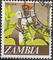 ZAMBIA 1968 Decimal Currency - 10n. Tobacco Picking FU - Zambie (1965-...)
