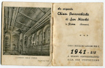 CALENDARIO CHIESA DI SAN NICOLò CARNARO FIUME CROAZIA ANNO 1941 - Small : 1941-60