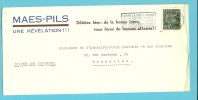 768 Op Brief Met Stempel BRUXELLES, Met Hoofding " MAES-PILS" (bier-bierre)  (VK) - 1948 Esportazione