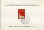 Tarjeta , Monchengladbach 1967  Liechtenstein - Covers & Documents