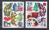 Norway 1997 Mi. 1263-64 Gründung Des Briefmarkenvereins Für Kinder Complete Set !! - Oblitérés